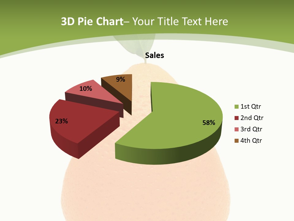Isolated Juice Healthy PowerPoint Template