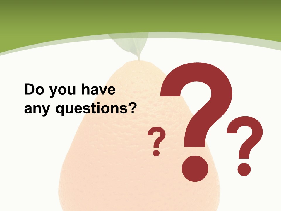 Isolated Juice Healthy PowerPoint Template