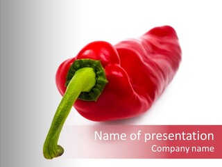 Pepper Kitchen Heat PowerPoint Template