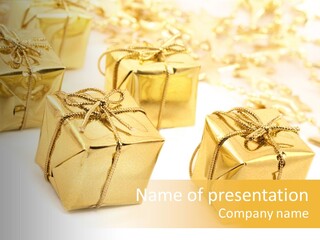 Noel Shiny Atmosphere PowerPoint Template