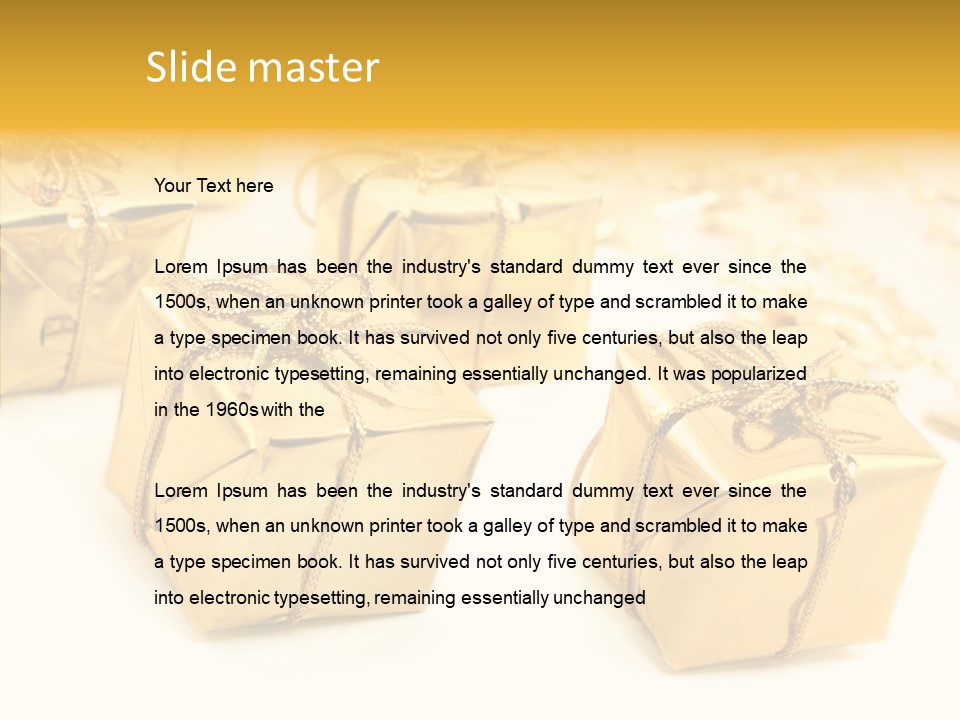 Noel Shiny Atmosphere PowerPoint Template