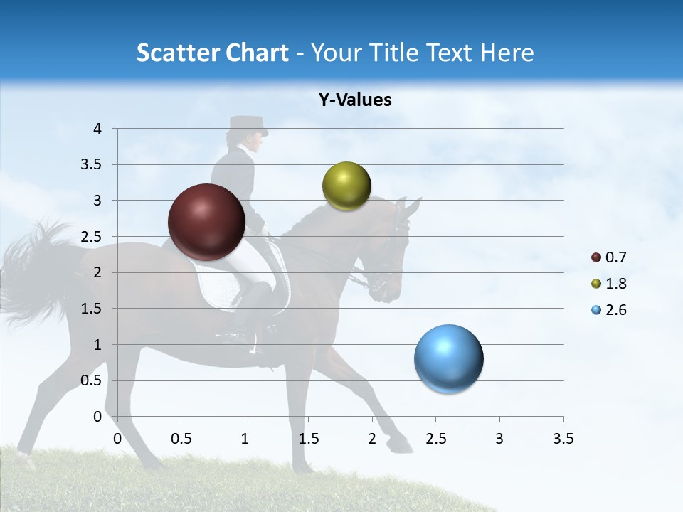 Horseman Stallion Woman PowerPoint Template