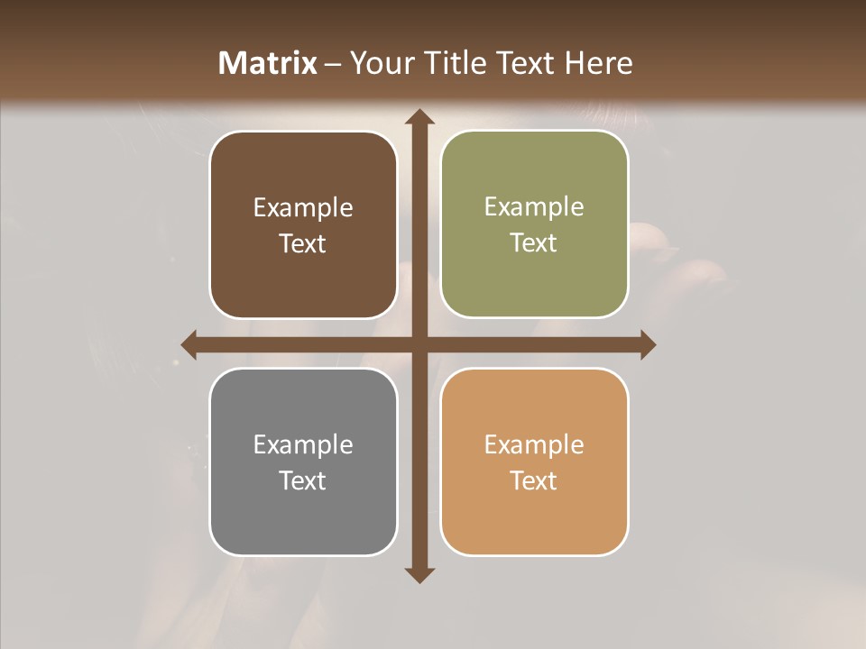 Background Femininity Ornament PowerPoint Template