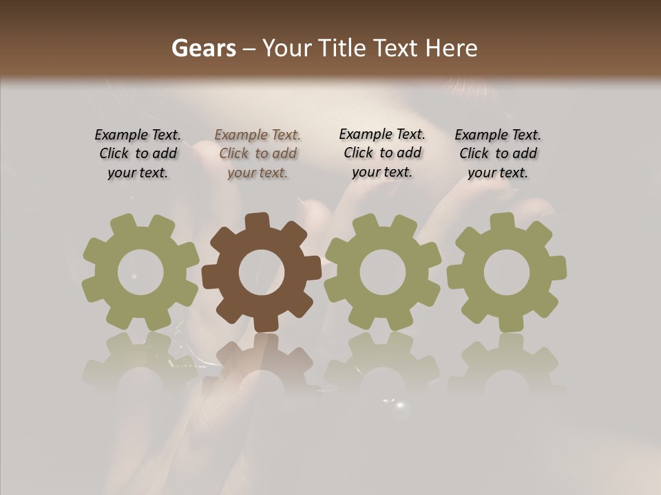 Background Femininity Ornament PowerPoint Template