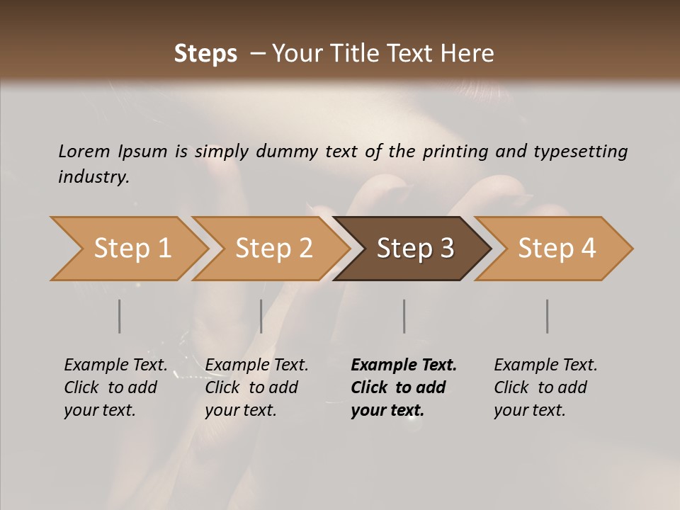 Background Femininity Ornament PowerPoint Template
