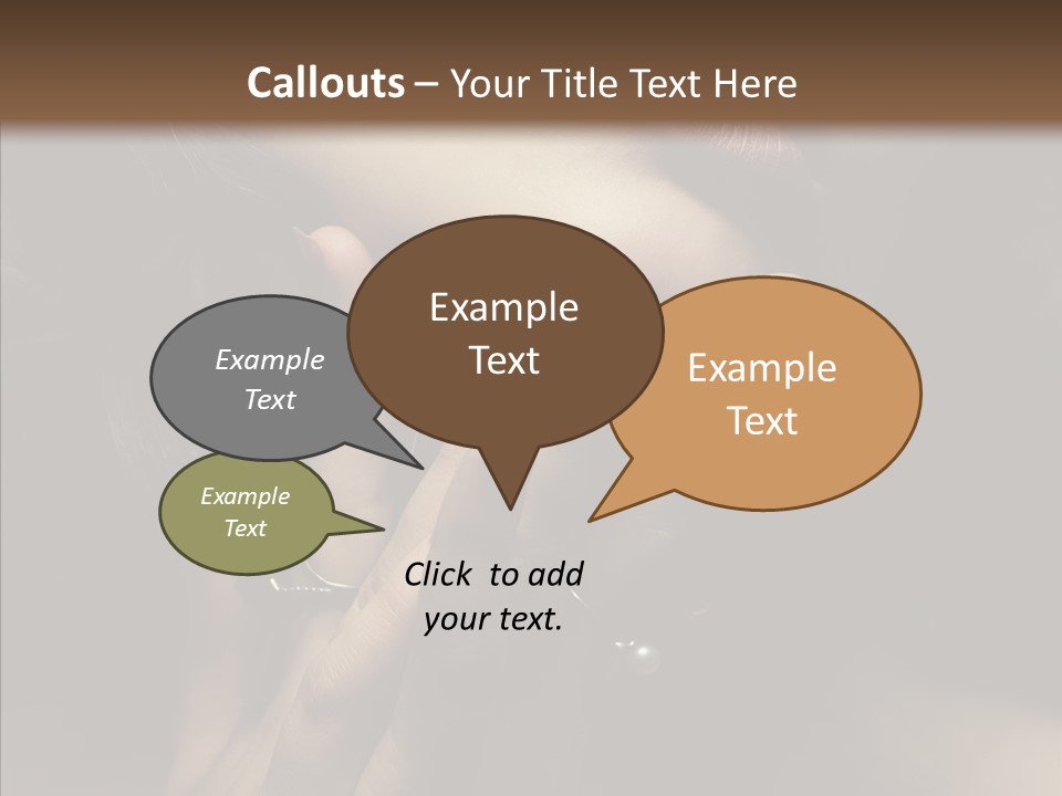 Background Femininity Ornament PowerPoint Template