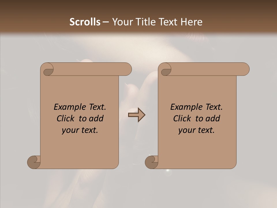 Background Femininity Ornament PowerPoint Template