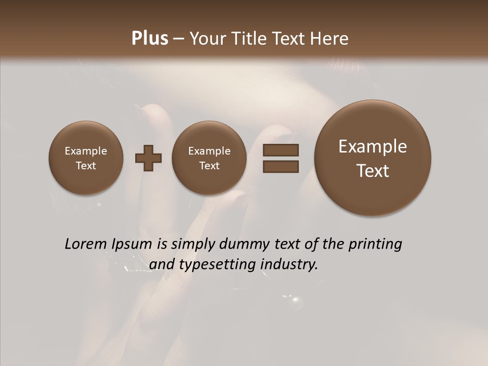 Background Femininity Ornament PowerPoint Template
