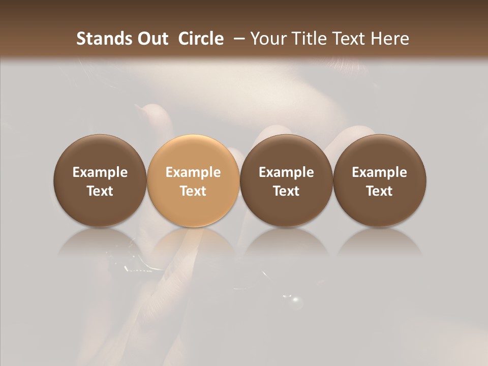 Background Femininity Ornament PowerPoint Template