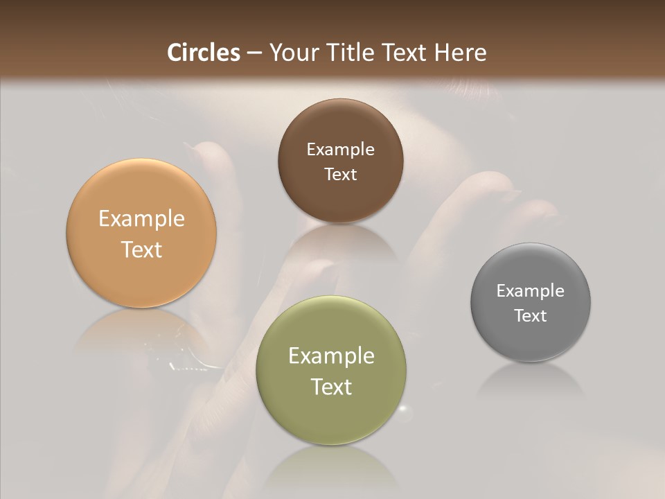 Background Femininity Ornament PowerPoint Template