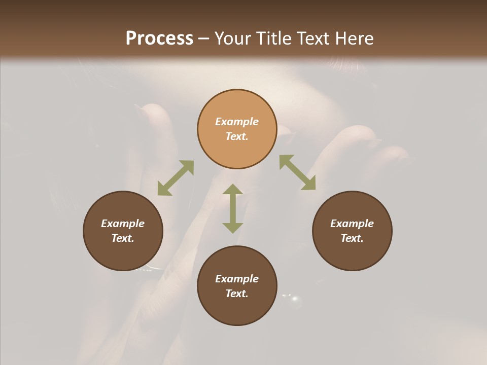 Background Femininity Ornament PowerPoint Template