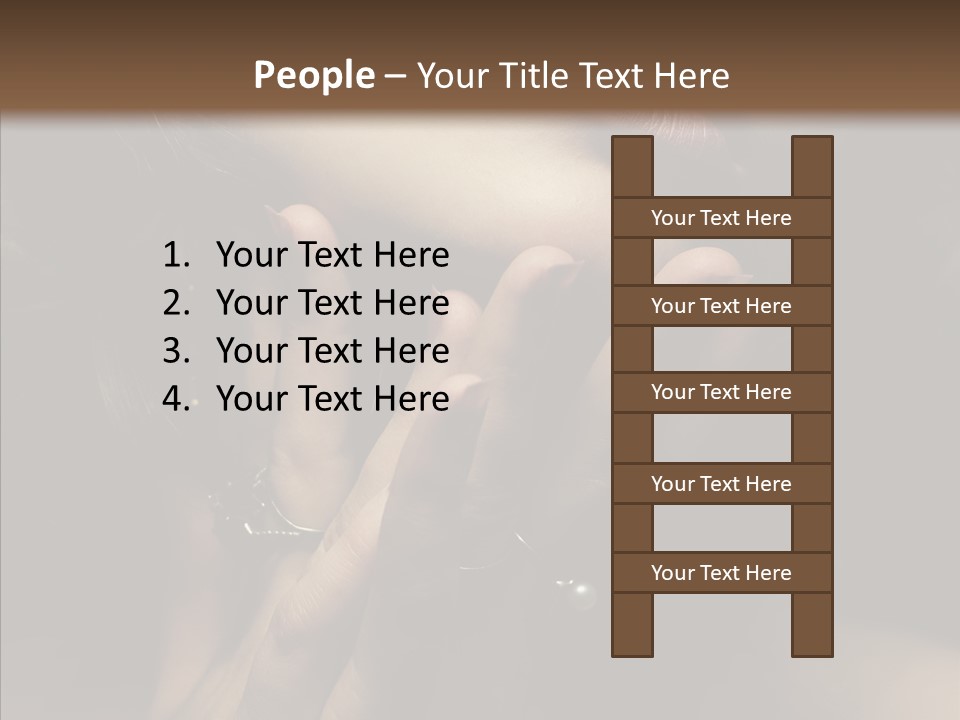 Background Femininity Ornament PowerPoint Template