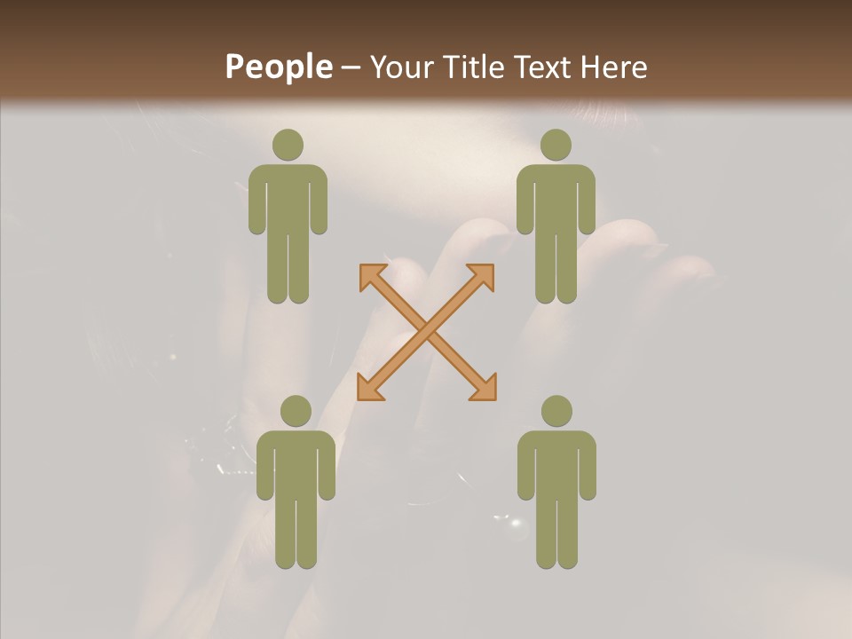 Background Femininity Ornament PowerPoint Template