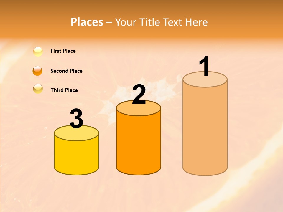 Taste Orange Ripe PowerPoint Template