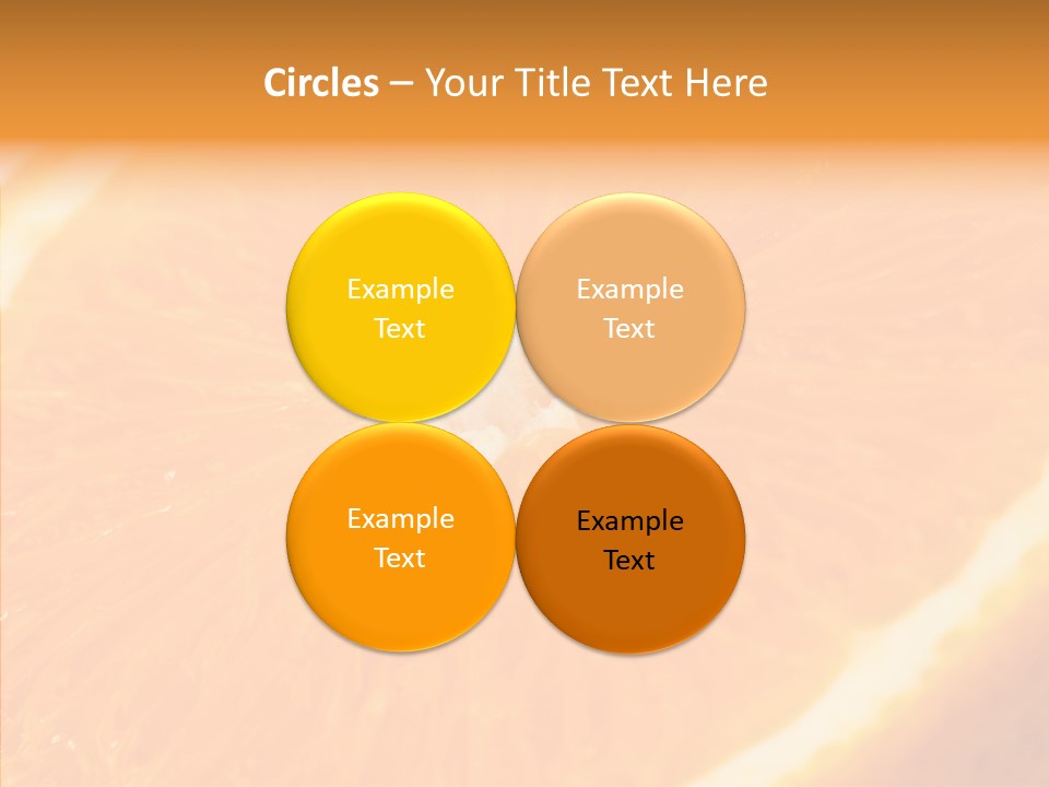 Taste Orange Ripe PowerPoint Template