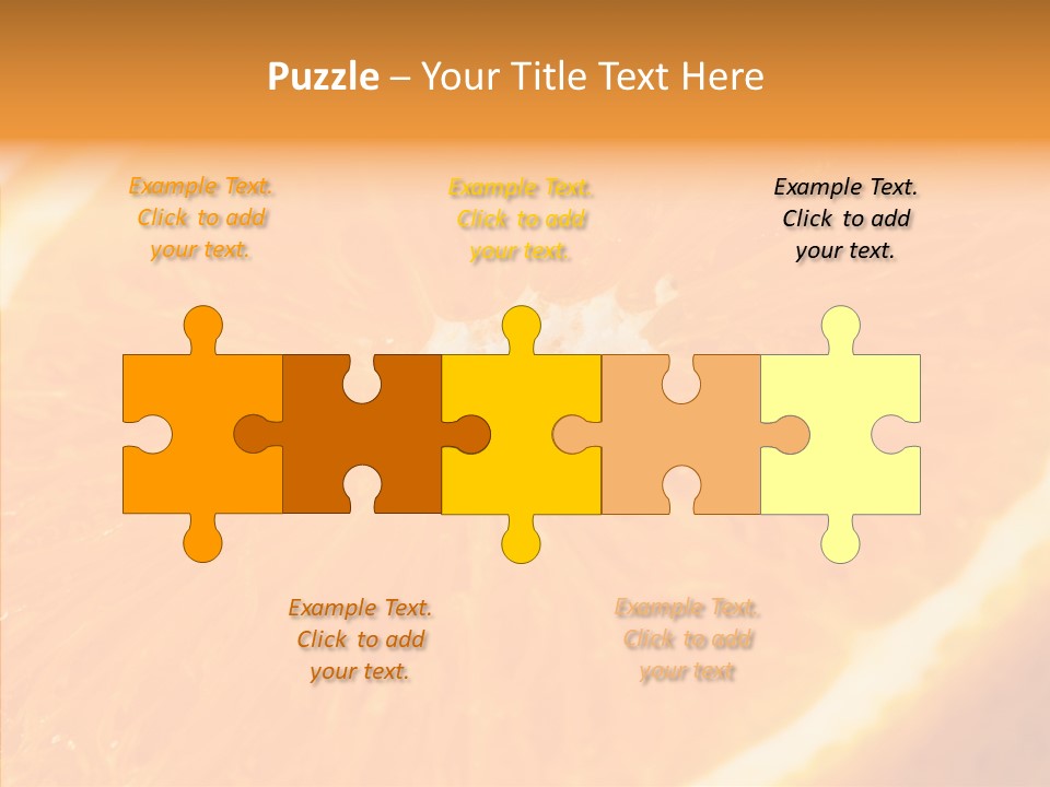Taste Orange Ripe PowerPoint Template