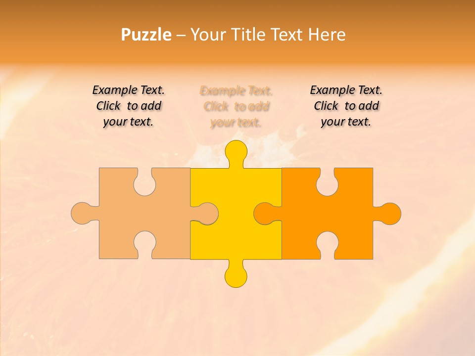 Taste Orange Ripe PowerPoint Template