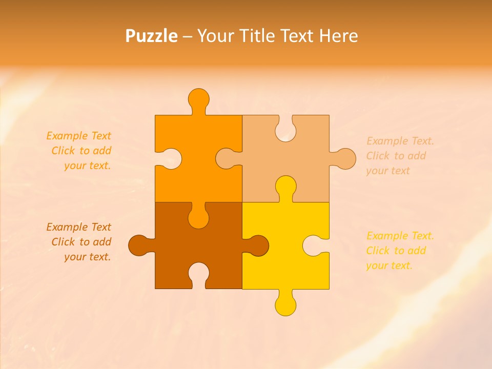 Taste Orange Ripe PowerPoint Template