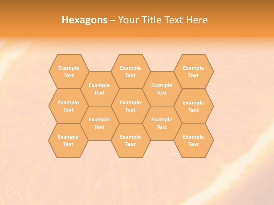 Taste Orange Ripe PowerPoint Template