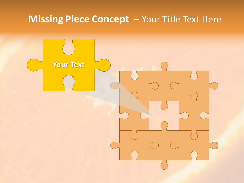 Taste Orange Ripe PowerPoint Template
