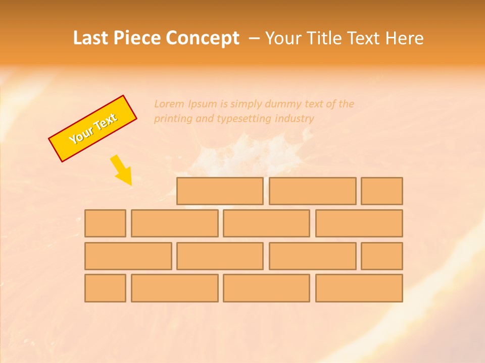 Taste Orange Ripe PowerPoint Template