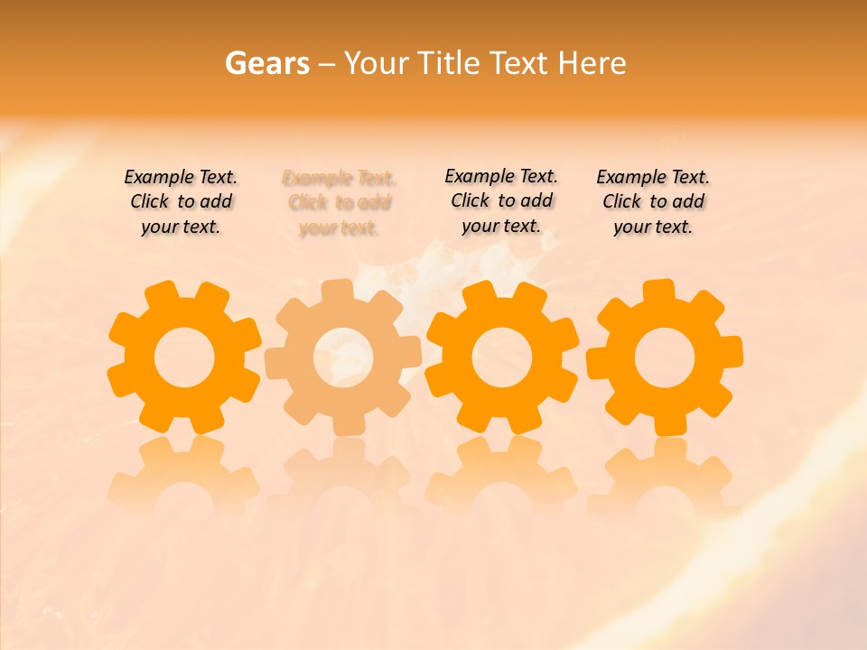 Taste Orange Ripe PowerPoint Template