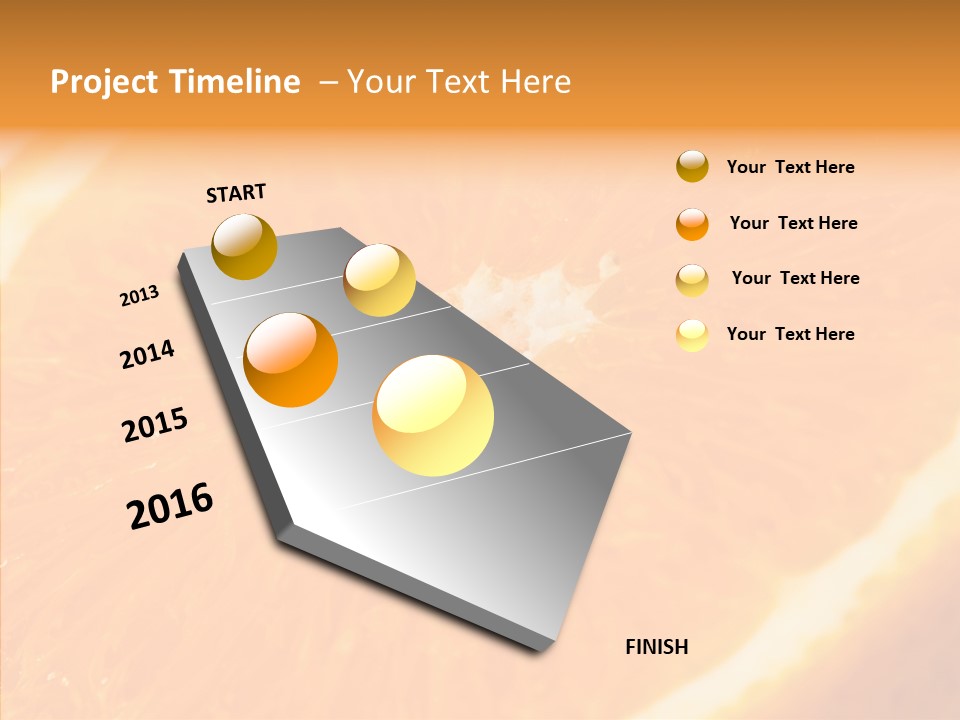 Taste Orange Ripe PowerPoint Template