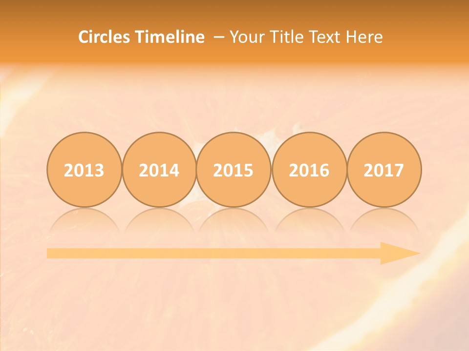 Taste Orange Ripe PowerPoint Template