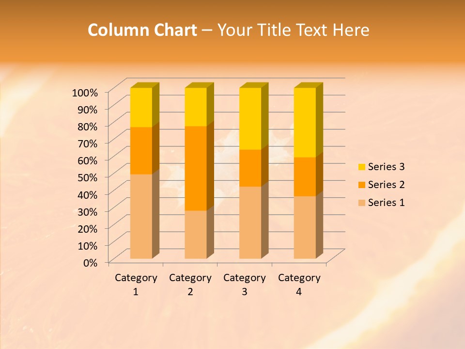 Taste Orange Ripe PowerPoint Template