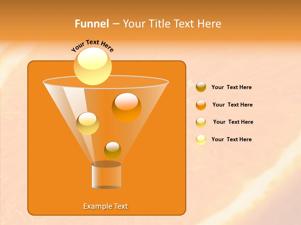 Taste Orange Ripe PowerPoint Template