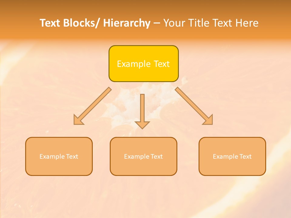 Taste Orange Ripe PowerPoint Template