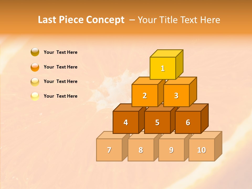 Taste Orange Ripe PowerPoint Template