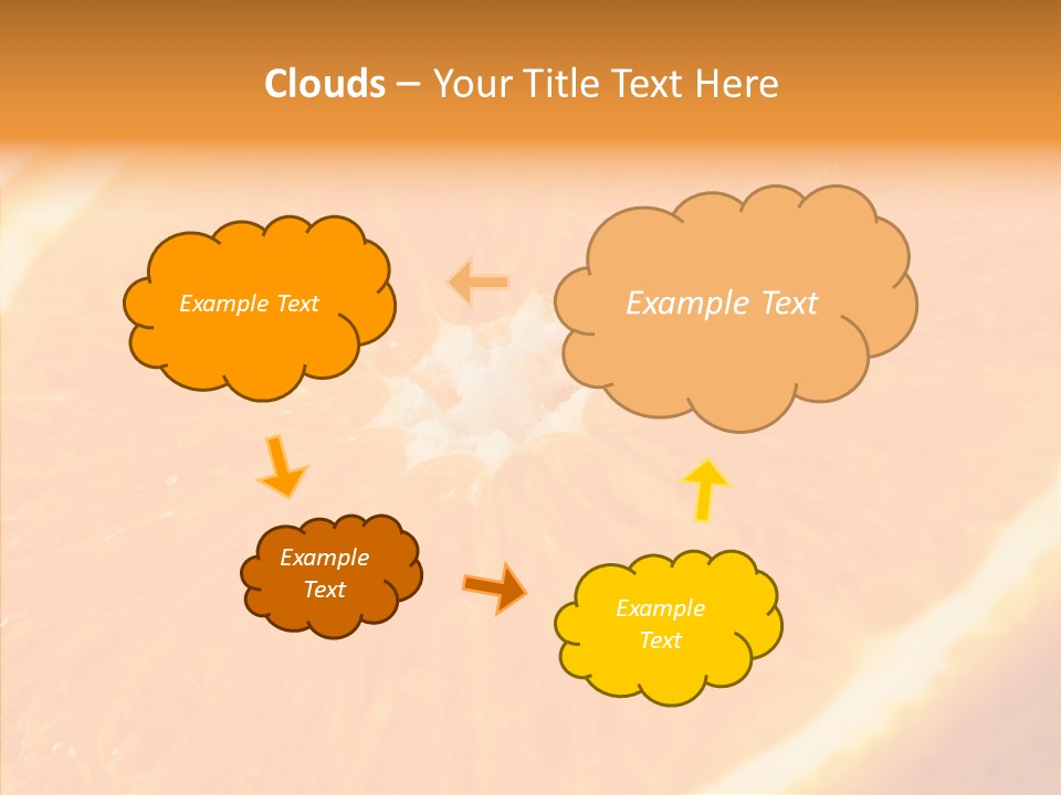 Taste Orange Ripe PowerPoint Template