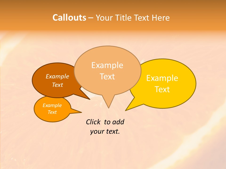 Taste Orange Ripe PowerPoint Template