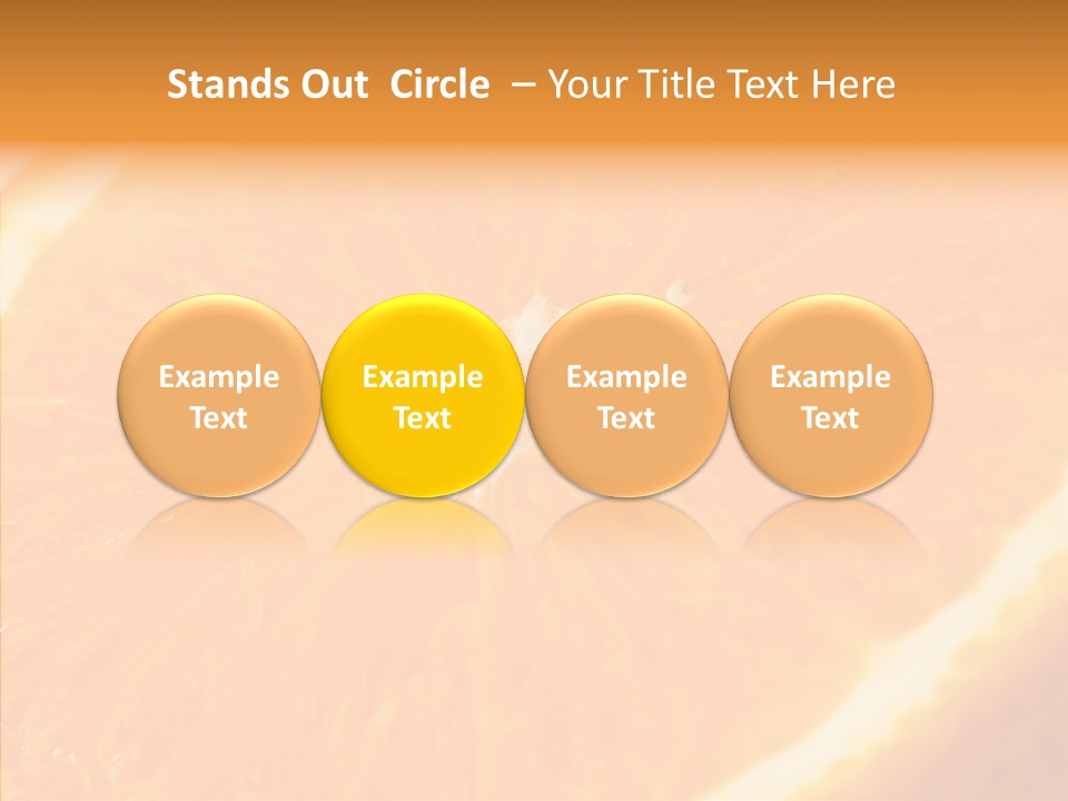 Taste Orange Ripe PowerPoint Template