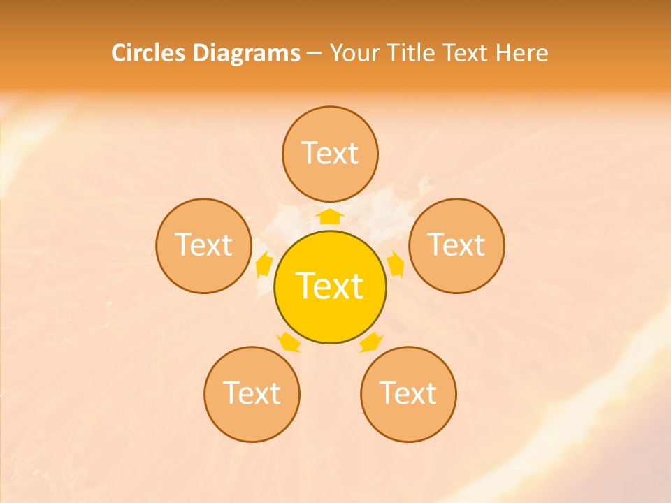 Taste Orange Ripe PowerPoint Template