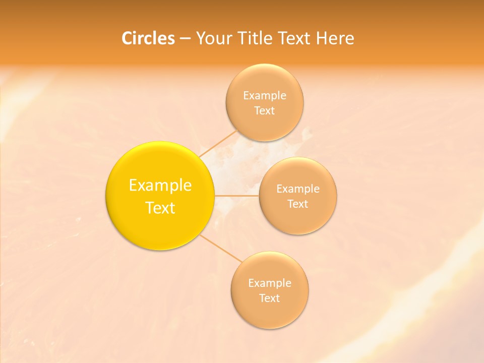Taste Orange Ripe PowerPoint Template