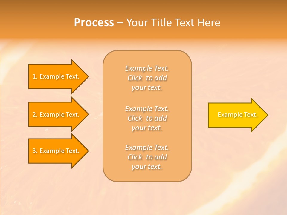 Taste Orange Ripe PowerPoint Template