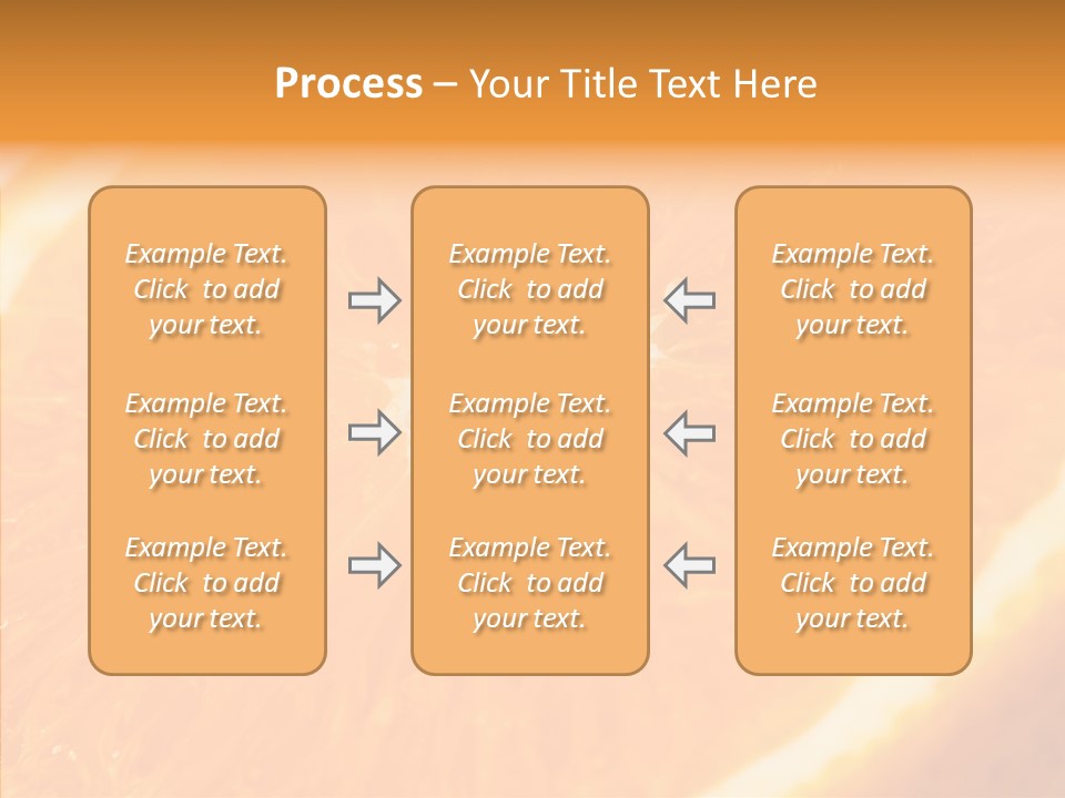 Taste Orange Ripe PowerPoint Template