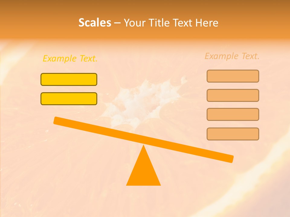 Taste Orange Ripe PowerPoint Template