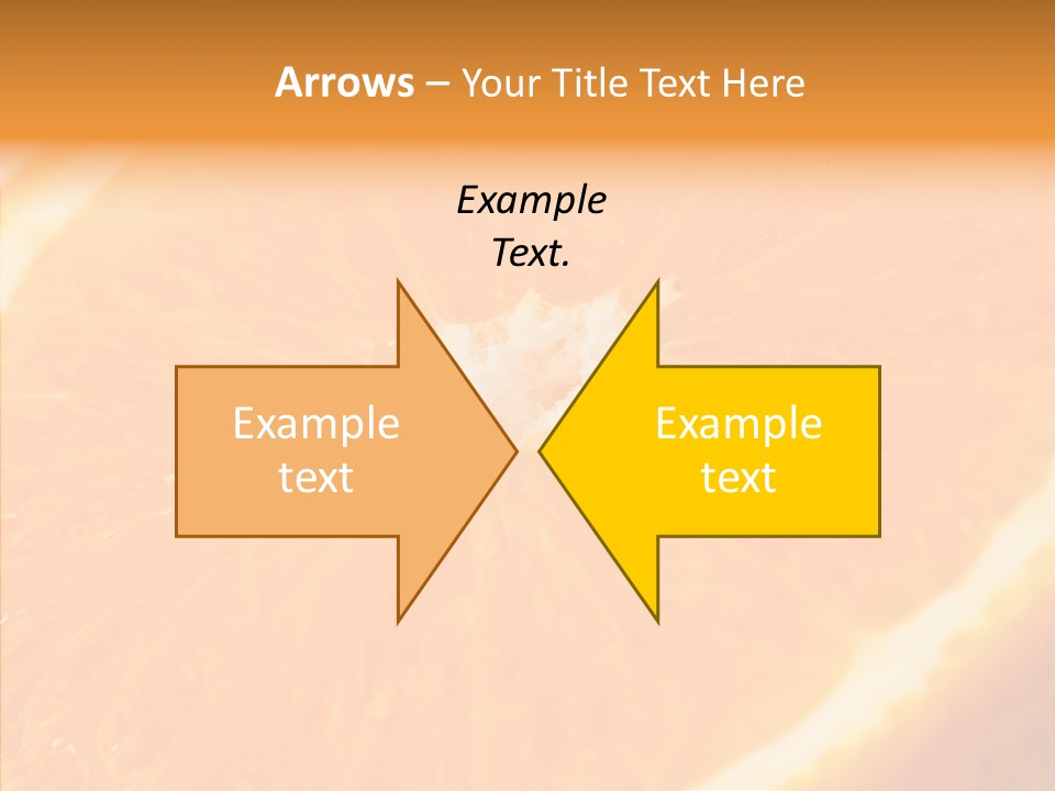 Taste Orange Ripe PowerPoint Template