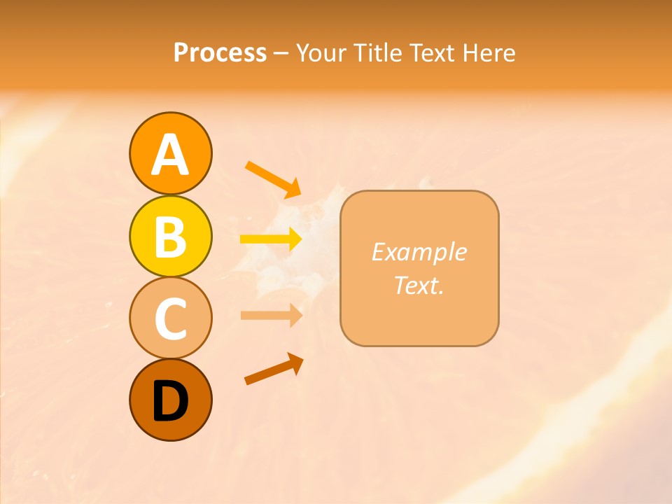 Taste Orange Ripe PowerPoint Template