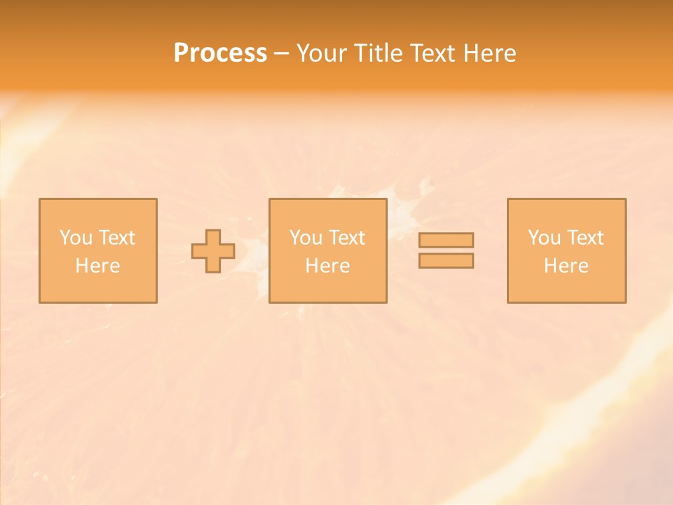 Taste Orange Ripe PowerPoint Template