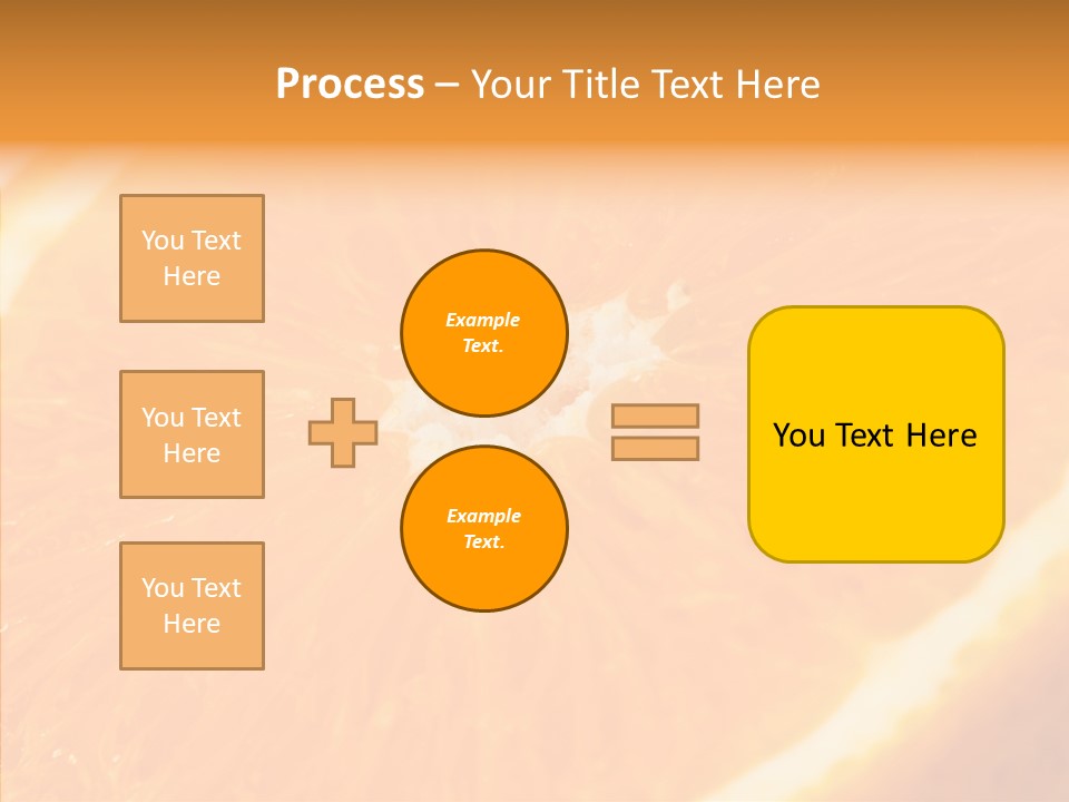 Taste Orange Ripe PowerPoint Template
