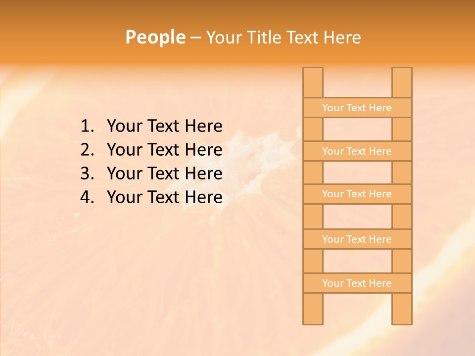 Taste Orange Ripe PowerPoint Template