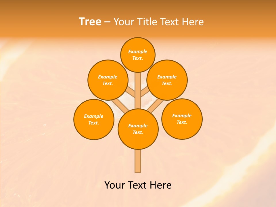 Taste Orange Ripe PowerPoint Template
