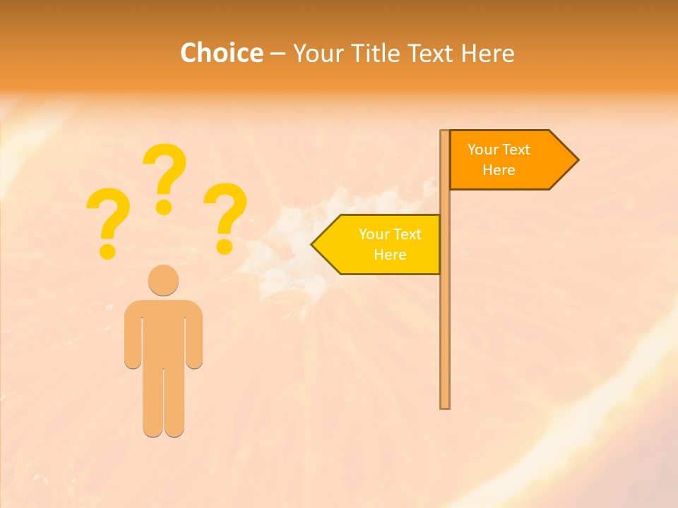 Taste Orange Ripe PowerPoint Template