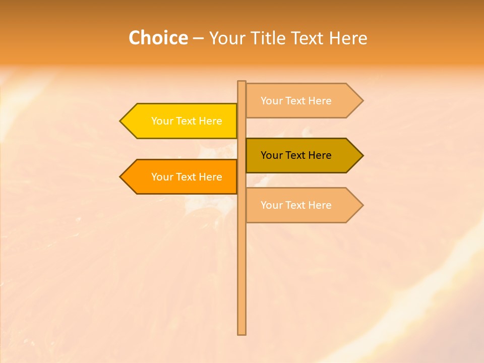 Taste Orange Ripe PowerPoint Template