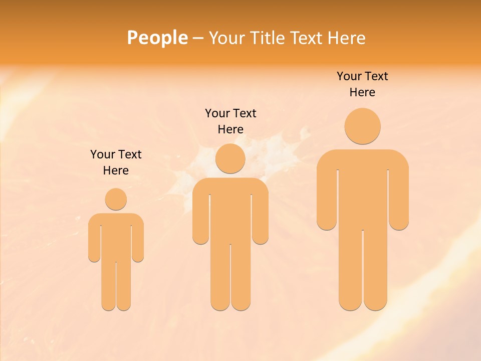 Taste Orange Ripe PowerPoint Template