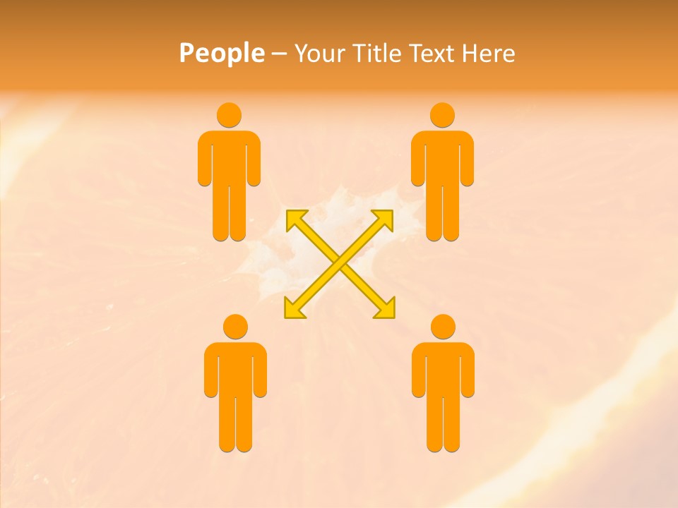 Taste Orange Ripe PowerPoint Template